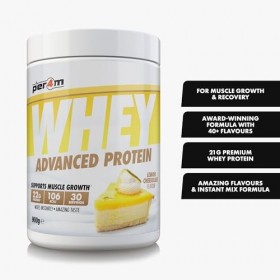 Per4m Whey Protéine Cheesecake Citron 900g – Protéine whey cheesecake citron pour la réparation musculaire