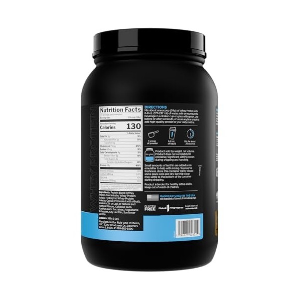 Rule One R1 Whey Blend, Cafe Mocha - 918g Protéines whey