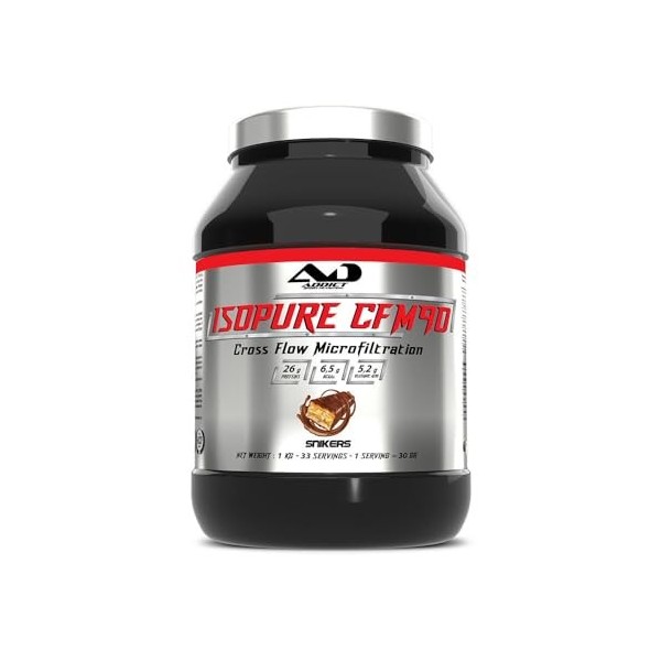Addict Sport Nutrition | Isopure Cfm 90 1kg | Whey Isolate | Une des meilleures whey sur le marché !
