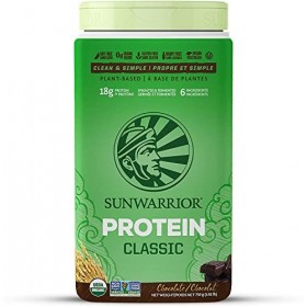 SUNWARRIOR Chocolat Protéiné de Riz Classique 750 g 1 Unité