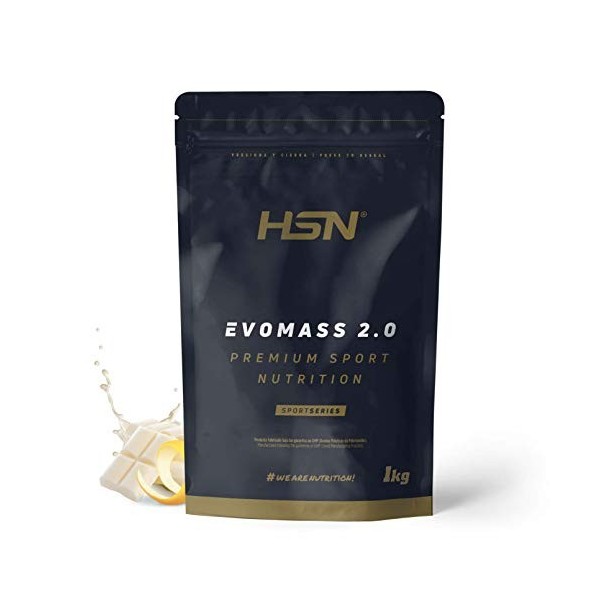 Weight Gainer and Muscle Mass of HSN | Evomass 2.0 | Weight Gainer : Carbohydrates Maltodextrine + Farine davoine + Whey P Pr...