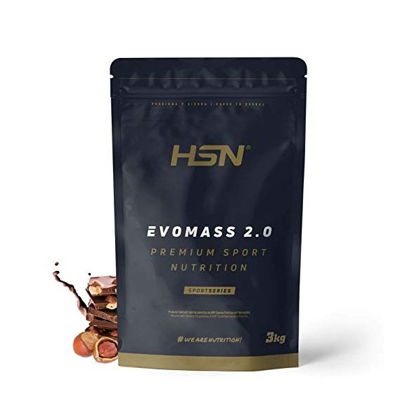 Weight Gainer and Muscle Mass of HSN | Evomass 2.0 | Weight Gainer : Carbohydrates Maltodextrine + Farine davoine + Whey P Pr...
