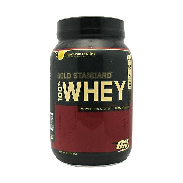 Optimum Nutrition 100% Whey Gold Standard Protein French Vanilla Creme - 2 Lbs Protéines whey