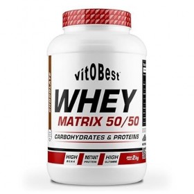 VITOBEST WHEY MATRIX 50/50, saveur chocolat, 2 kg