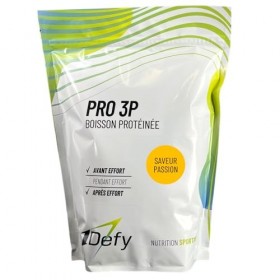 1Defy - PRO 3P - Whey et collagène - Protéines en poudre - Fruit de la passion - 750g