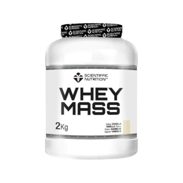 MST SCIENTIFIC NUTRITION Scientific Nutrition Whey Mass, Protéines et Glucides dans une Proportion 50/50, Augmente le Volume 