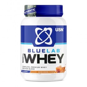 Usn | Blue Lab 100% Whey 908g | Whey protéine | Protéines de haute qualité - Caramel Salé Protéines whey