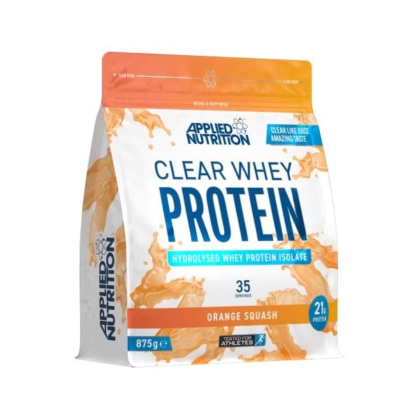 Clear Whey Protein, Orange Squash - 875g Protéines whey