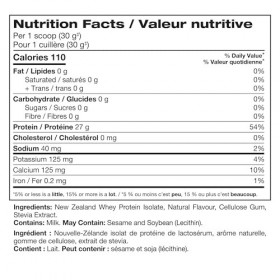DIESEL Perfect Concentré de Protéine de Lactosérum de Nouvelle-Zélande Nourri à lHerbe/Stevia Sucré/Aromatisé Naturellement 