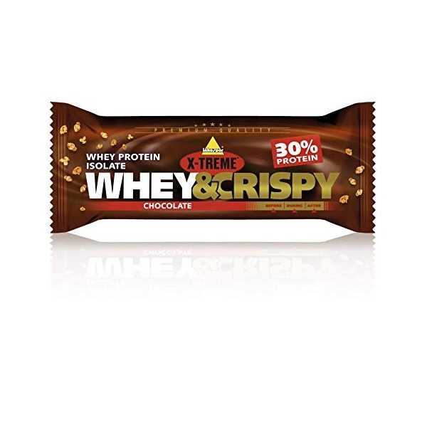 Inkospor X-Treme Whey & Crispy Barre chocolat 24 x 50 g Protéines whey
