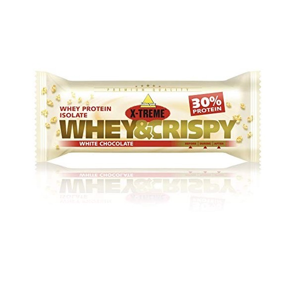Inkospor X-Treme Whey & Crispy Barre chocolat 24 x 50 g Protéines whey