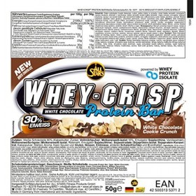 ALL STARS Lactosérum Croustillant 24 Barres Chocolat Blanc Biscuit Crunch