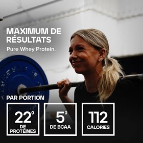Bulk Pure Whey Protéine en Poudre | Latte Glacé | 22g Protéines 5g BCAA portion | Shake de Whey | Faible en sucre | Favorise 