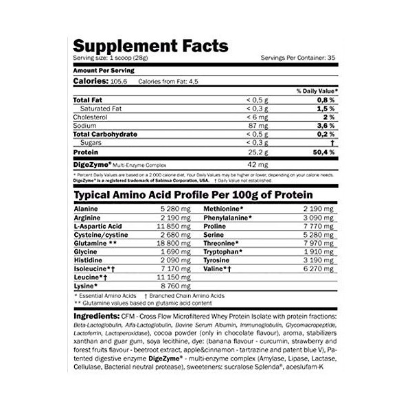 AMIX ISO PRIME CFM 1KG - BANANE