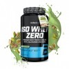 BioTechUSA Iso Whey Zero | Premium Whey Protein Isolate | Grass-Fed | Enzyme-Free | Sugar- and Gluten-free, 908 g, Pistaches