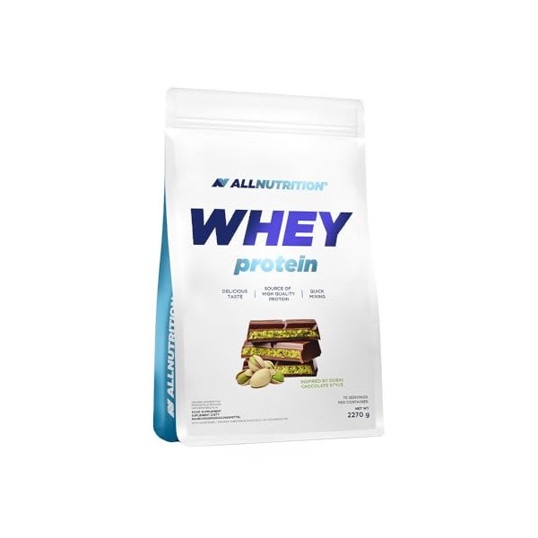 Allnutrition | Whey Protein 2270g | Whey protéine | Saveurs gourmandes - Chocolat Dubaï