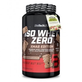 BioTechUSA Iso Whey Zero | Premium Whey Protein Isolate | Grass-Fed | Enzyme-Free | Sugar- and Gluten-free, 908 g, Speculoos