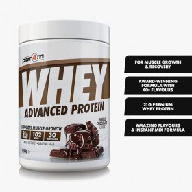 Per4m Whey Protéine Double Chocolat 900g – Protéine whey double chocolat pour la récupération Protéines whey