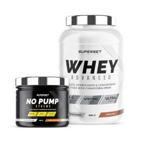 Superset Nutrition | Programme Fitness Energie - 100% Whey Proteine Advanced 900g Choco-nut - No Pump Xtreme Long Island Icet