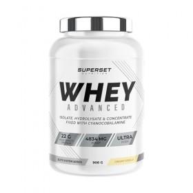 Superset Nutrition | Programme Fitness Energie - 100% Whey Proteine Advanced 900g Vanille Crémeuse - No Pump Xtreme Pina Cola