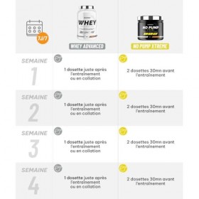 Superset Nutrition | Programme Fitness Energie - 100% Whey Proteine Advanced 900g Banana Split - No Pump Xtreme Long Island I