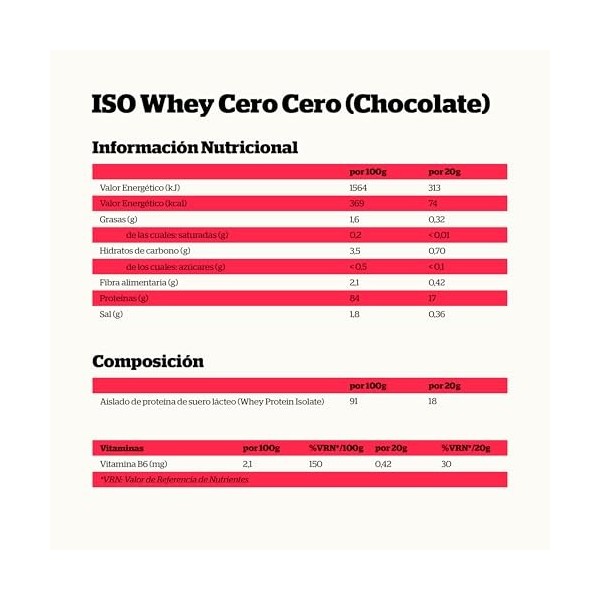 B07SG6SJ5Z NUTRISPORT Iso Whey Zéro Zéro | Complément alimentaire sportif | Teneur élevée en protéines | Augmentation de la m