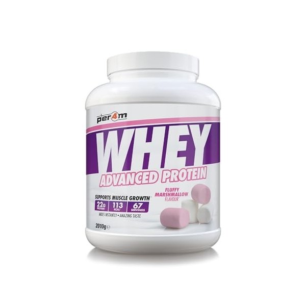 Per4m Whey Protéine Guimauve Aérienne 2,01kg – Protéine whey guimauve aérienne pour la récupération