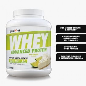 Per4m Whey Protéine Tarte au Citron Vert 2,01kg – Protéine whey tarte au citron vert pour la réparation musculaire