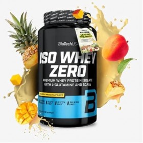 Iso Whey Zero : protéines isolées Goût de mangue et Ananas. Format de 908g.