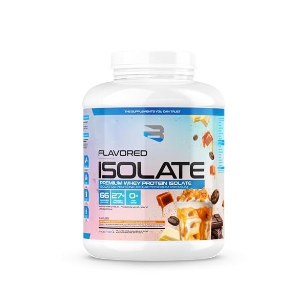 Believe Supplements Flavored Isolate Iced Caramel Macchiato 2000 g