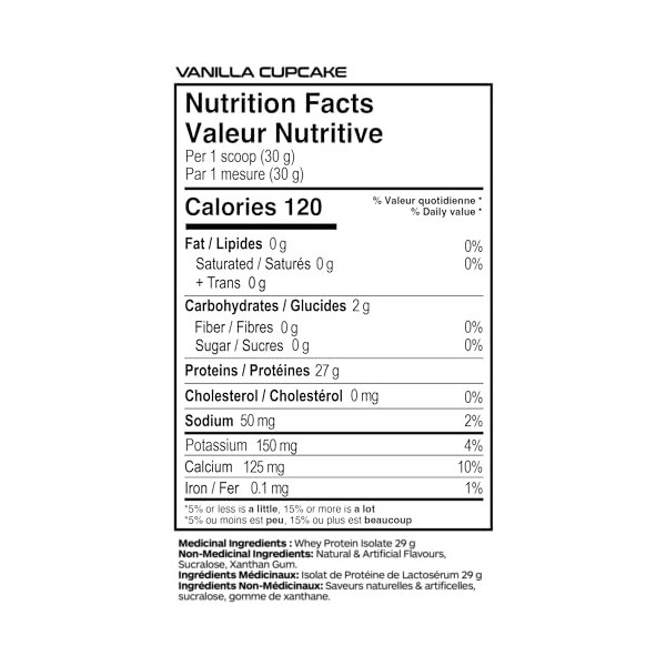 Believe Supplements Flavored Isolate Vanilla Cupcake 2000 g