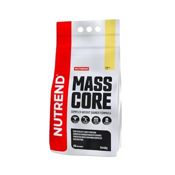 Nutrend Mass Core, Vanilla - 5440g Protéines whey