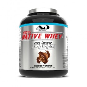 Addict Sport Nutrition | 100% Whey Native 2kg | Whey native | Whey sans sucre ajouté - Cookies & Cream