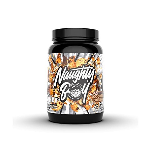 Naughty Boy Whey 100 Mélange de protéines de lactosérum nourries au gras de qualité supérieure avec AstraGin et DigeZyme ajou...