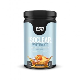 ESN ISOCLEAR Whey Isolate - Goût fruité, délicieux et rafraîchissant léger comme une boisson gazeuse - 908g Thé glacé à la P ...