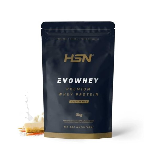HSN Sports Evowhey – Protéine concentrée de sérum Banane caramel 2000 gr noir Protéines whey