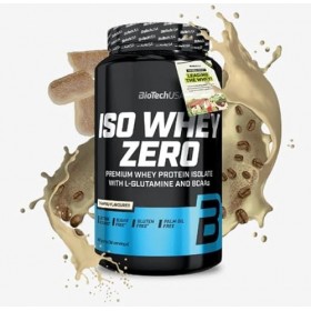 Iso Whey Zero : protéines isolées. Goût Tiramisu. Format de 908 g.