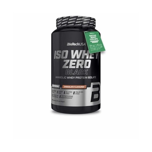 BioTechUSA Complément Alimentaire ISO Whey Zero Black 908 g