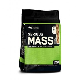 Optimum Nutrition Proteína On Serious Mass 12 Lbs 5,45 Kg Sabor Chocolate crema cacahuete Protéines whey