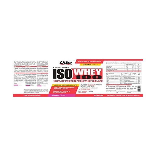 Iso Whey 100 2000g Chocolat caramel cacahuetes 