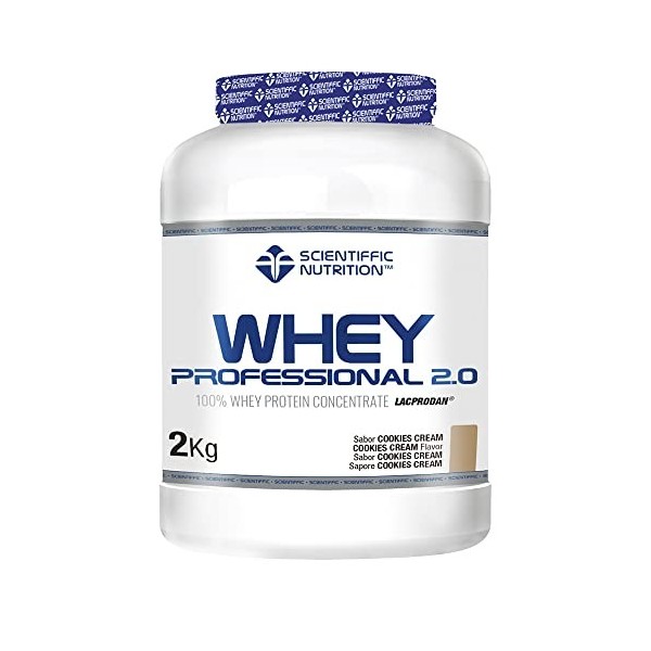 MST SCIENTIFFIC NUTRITION Scientific Nutrition - Whey Professional 2.0, poudre de protéines de lactosérum 100% pures, pour au
