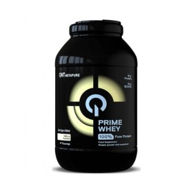 QNT Prime Whey vanille, 85% de Whey Protéine, contient de l’isolat de whey, aide à augmenter le volume et la force des muscle