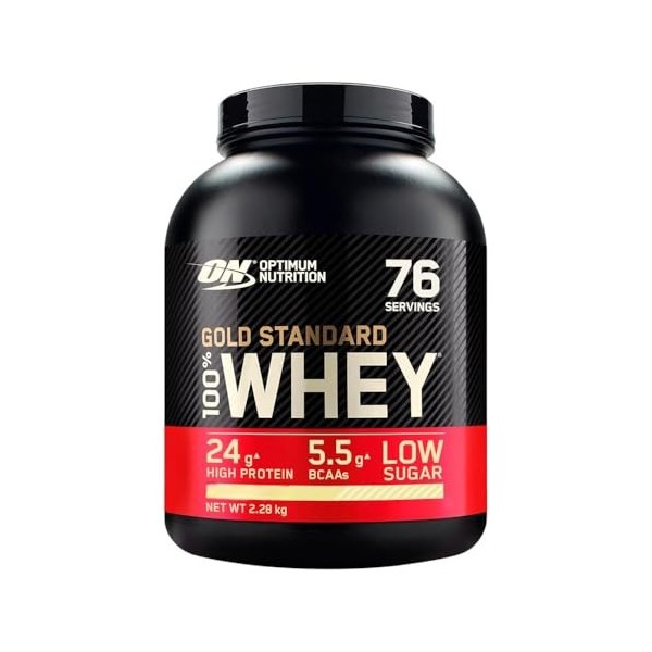 Optimum Nutrition 100% or Standard Petit Lait 2270 G, Banane