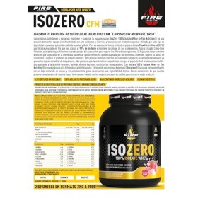Fire Nutrition Isozero 900 g - 100 % Isolate Whey - Chocolat - Protéine isolée - Isolat de protéines de lactosérum - CFM - Ai