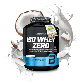 BioTechUSA Iso Whey Zero | Premium Whey Protein Isolate | Grass-Fed | Enzyme-Free | Sugar- and Gluten-free, 1816 g, Coco