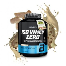 BioTechUSA Iso Whey Zero | Premium Whey Protein Isolate | Grass-Fed | Enzyme-Free | Sugar- and Gluten-free, 1816 g, Tiramisu