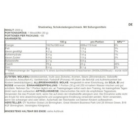 Dorian Yates ShadoWhey, Chocolate - 2000g