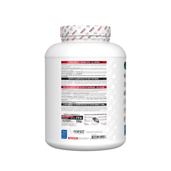 DIESEL Perfect Concentré de Protéine de Lactosérum de Nouvelle-Zélande Nourri à lHerbe/Stévia Sucré/Aromatisé Naturellement 