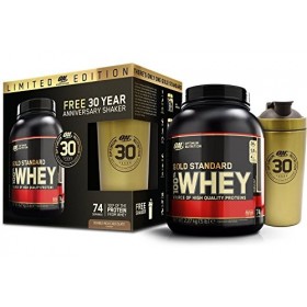 100% Whey Gold Standard 5 lbs 2273 g + Shaker - Anniversary Pack