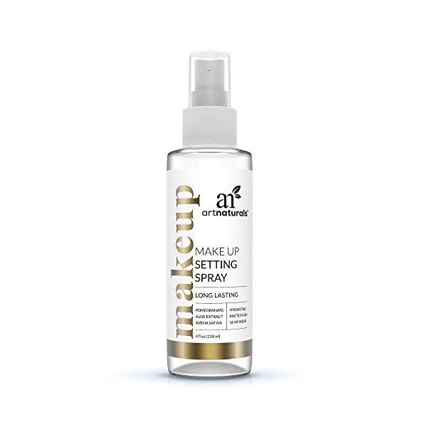 ArtNaturals Spray Fixateur de Maquillage - 118ml - Longue Durée / Tient toute la Journée - 100 % Naturel à l’Aloe Vera
